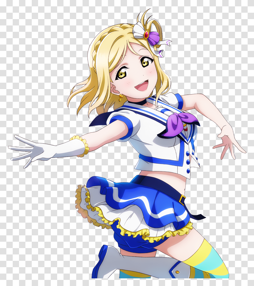 Sr Ohara Mari Listen To This Aozora Jumping Heart Fictional Character, Person, Human, Costume, Clothing Transparent Png
