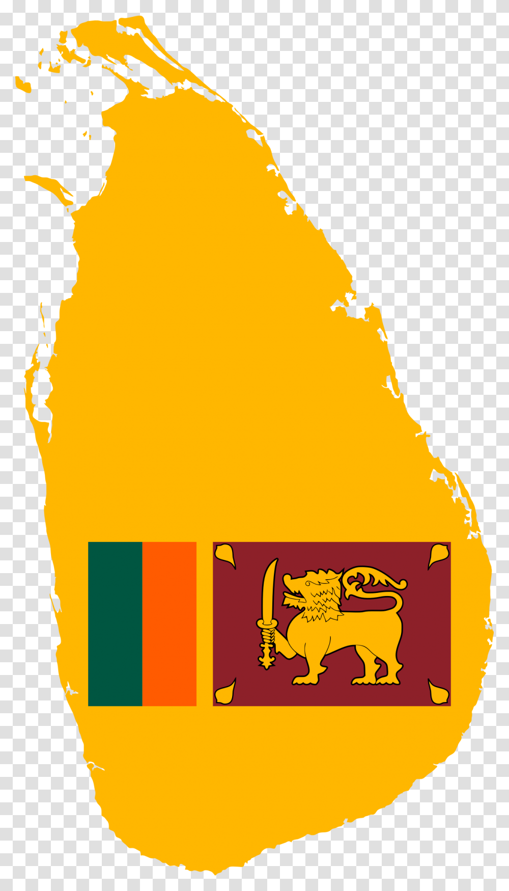 Sri Lanka Map Flag Clip Arts Flag Of Sri Lanka, Fire, Food, Beverage, Honey Transparent Png