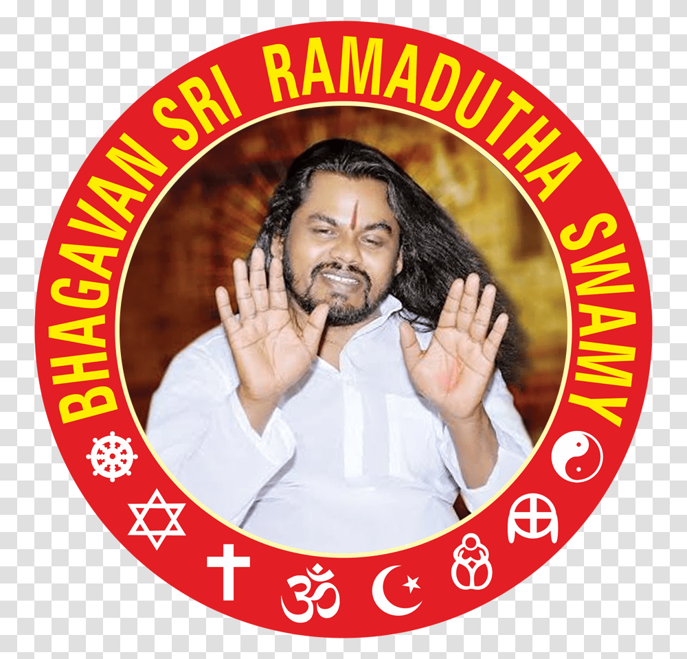 Sri Ramadutha Swamy, Person, Poster, Advertisement, Face Transparent Png
