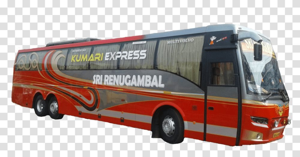 Sri Renugambal Travels Madurai, Bus, Vehicle, Transportation, Tour Bus Transparent Png