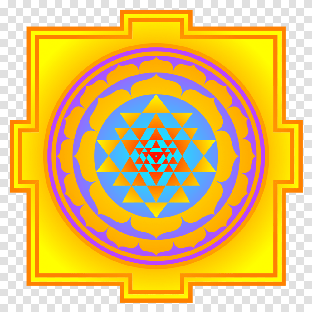 Sri Yantra Hd, Poster, Advertisement, Pac Man Transparent Png