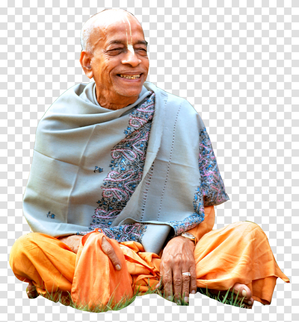 Srila Prabhupada High Resolution, Person, Senior Citizen, Blouse Transparent Png