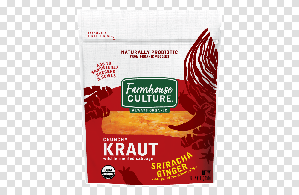Srirachaginger Kraut Fermented, Poster, Advertisement, Flyer, Paper Transparent Png