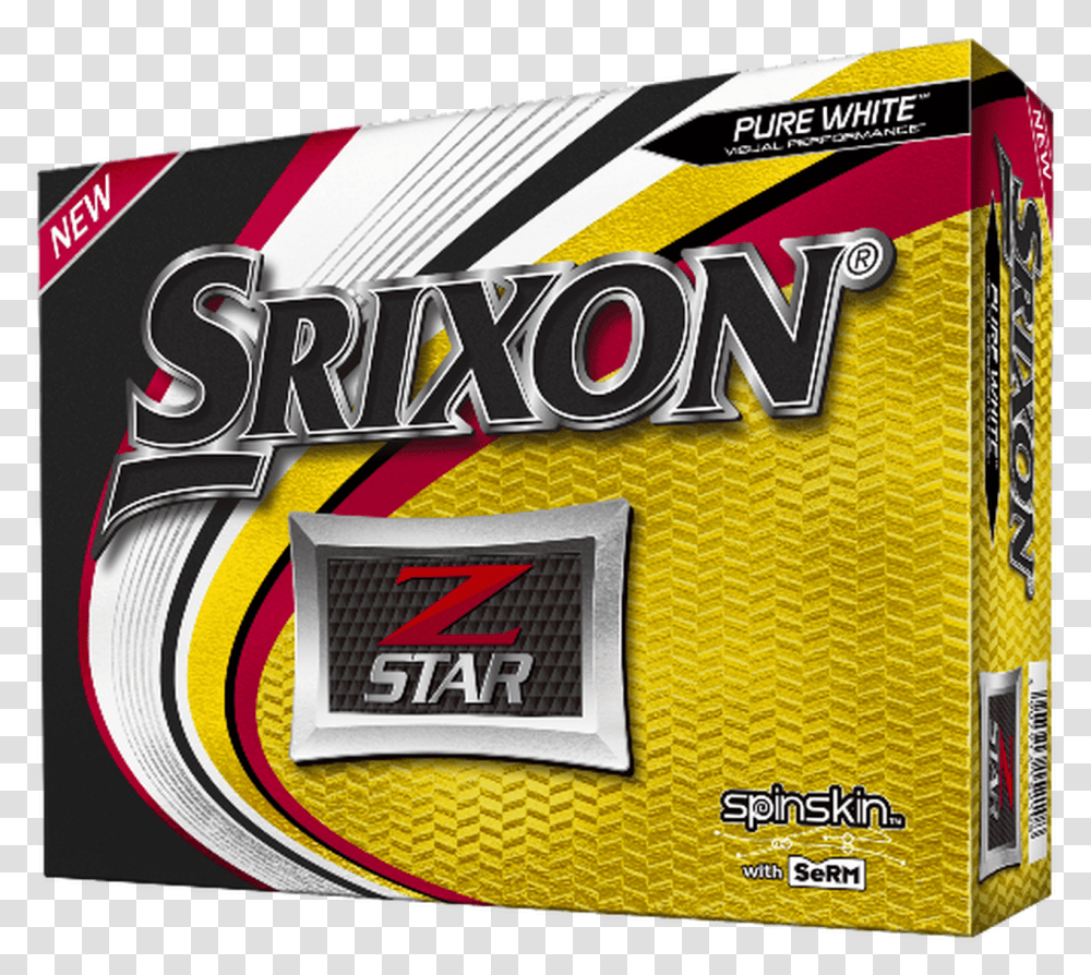 Srixon Z Star Golf Balls 1 Dozen White Or Yellow, Paper, Logo Transparent Png