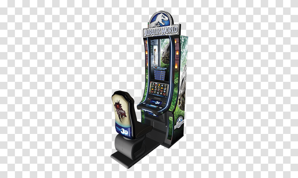 Ss 42 Cj0317 Pick Igt Jurassicwolrd 3d Machine Video Game Arcade Cabinet, Slot, Gambling, Gas Pump Transparent Png