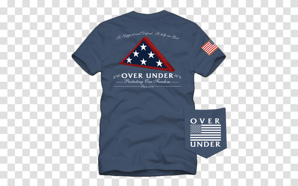 Ss Folds Of Honor T Shirt Triangle, Apparel, T-Shirt, Sleeve Transparent Png