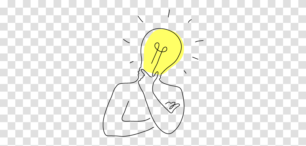 Ss Idea Illustration, Light, Lightbulb, Tennis Ball, Sport Transparent Png