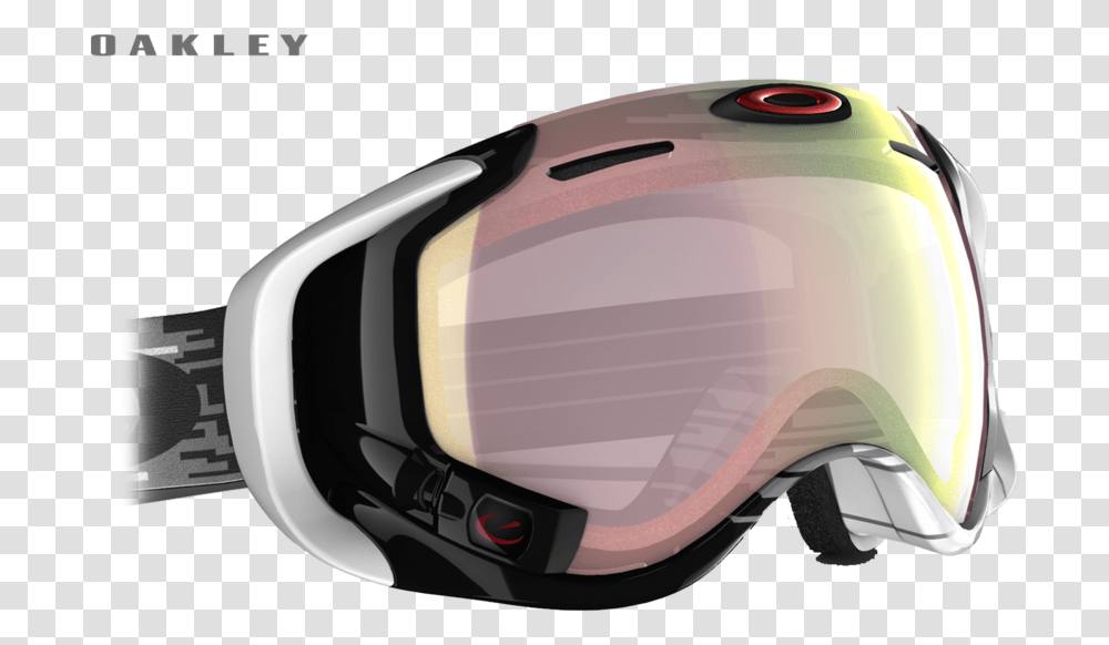 Ss Oakley Goggle Grey Logo 3d Glass, Goggles, Accessories, Accessory, Helmet Transparent Png
