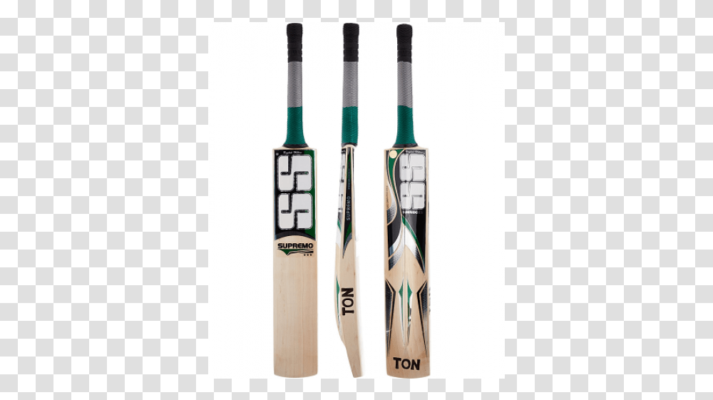 Ss Supremo English Willow Cricket Bat, Team Sport, Sports, Baseball Bat, Softball Transparent Png