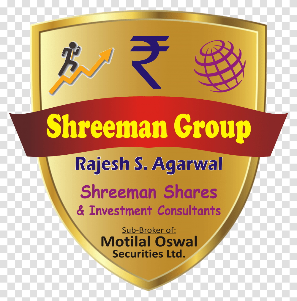 Ssic Shield Logo - Shreeman Shares & Investment Consultants Sheild, Label, Text, Symbol, Sticker Transparent Png