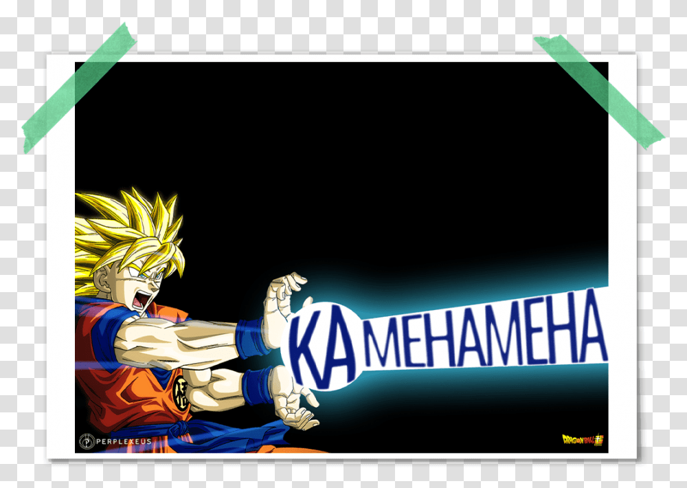 Ssj Goku Kamehameha Dragon Ball Dual Monitor, Person, Manga, Comics, Book Transparent Png