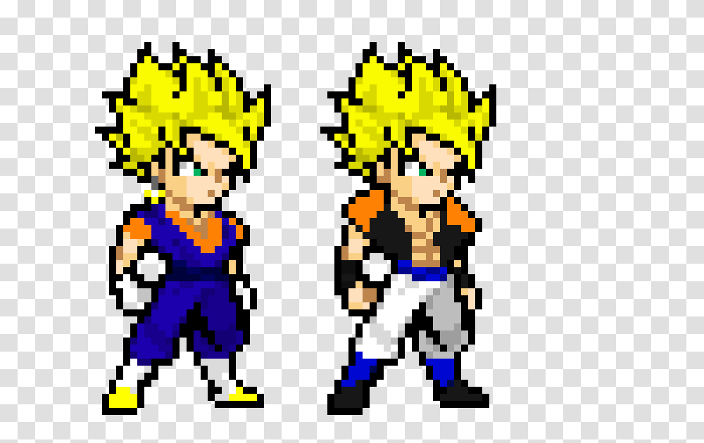 Ssj Vegito Gogeta Sprites, Pac Man, Rug, Super Mario Transparent Png