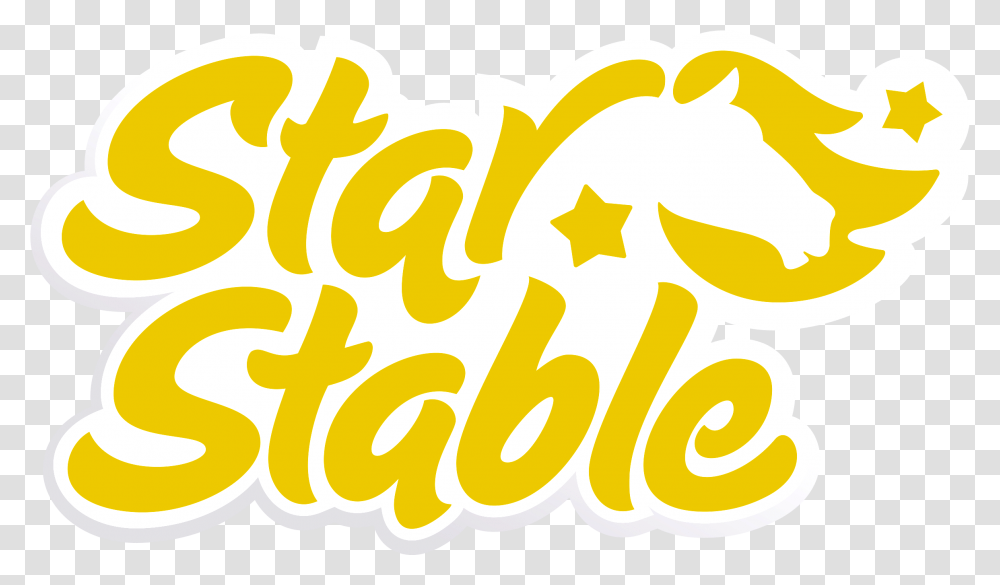 Sso Ssologo Ssosticker Ssotext Sticker Star Stable Yellow Logo, Alphabet, Label, Meal, Food Transparent Png