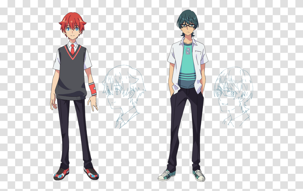 Ssss Gridman Characters, Person, Shoe, Sleeve Transparent Png