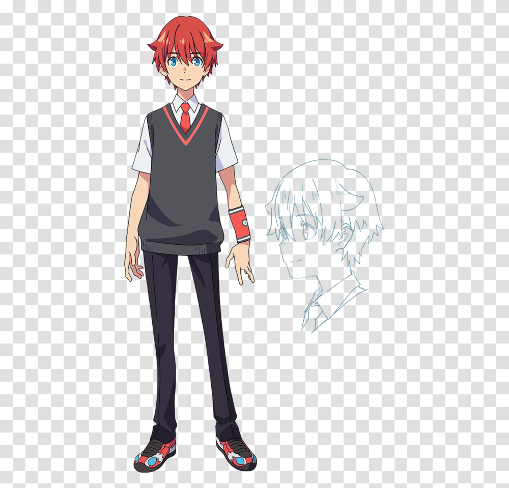 Ssss Gridman Main Character, Sleeve, Clothing, Person, Shoe Transparent Png