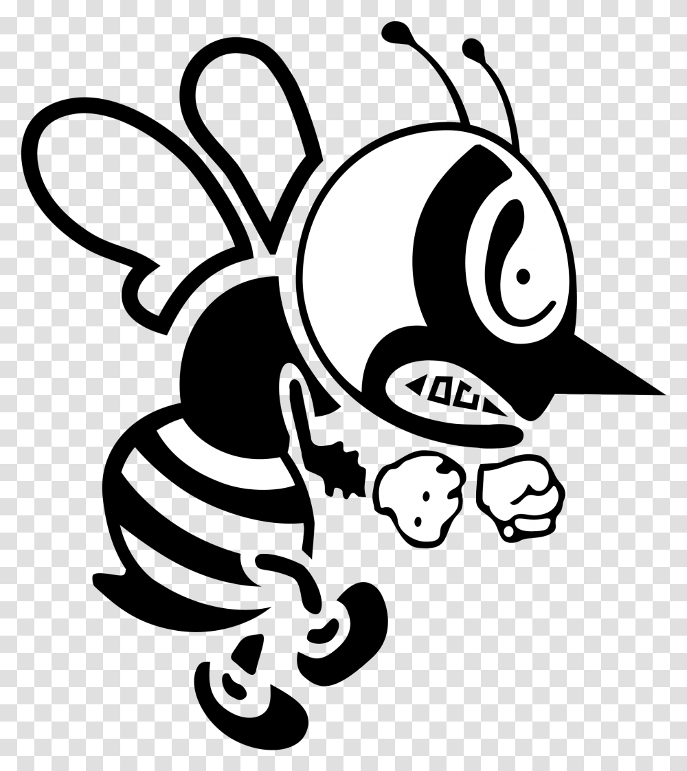 St Ambrose Fighting Bee Logo St Ambrose University Bee, Stencil, Ninja Transparent Png