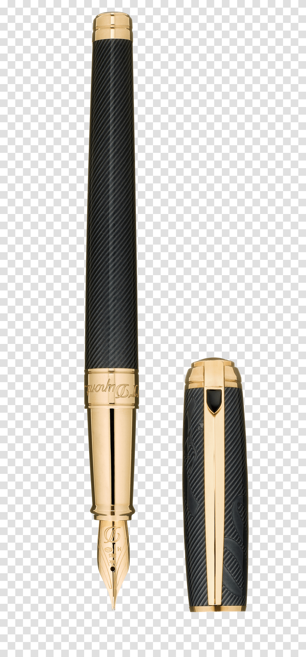 St Dupont Line D James Bond 007 Fountain Pen Black, Electrical Device, Microphone, Sword, Blade Transparent Png
