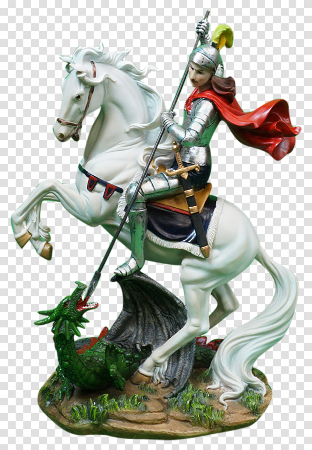 St George Bridle, Person, Figurine, Horse, Animal Transparent Png