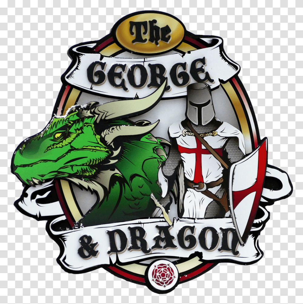 St George Dragons Logo 6 Image Transparente Dragon Sant Jordi, Clothing, Apparel, Helmet, Crash Helmet Transparent Png