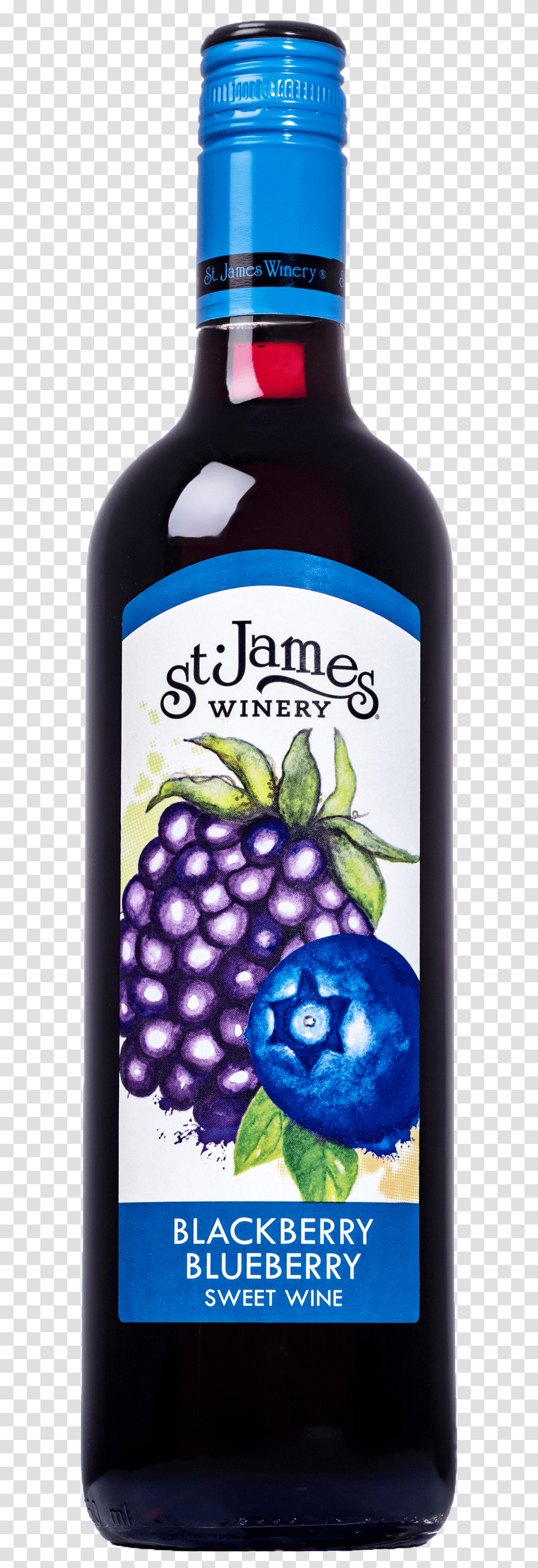 St James Winery Blackberry Blueberry, Food, Alcohol, Beverage, Drink Transparent Png
