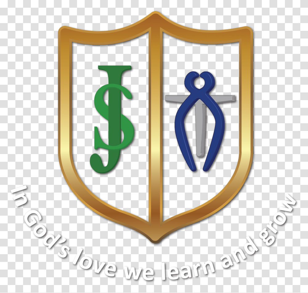St Joseph's Rc Primary In God's Love We Learn And Grow Emblem, Armor, Shield, Symbol, Sweets Transparent Png