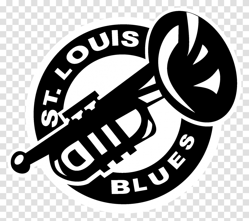 St Louis Blues Logo St Louos Blues Logo, Trumpet, Horn, Brass Section, Musical Instrument Transparent Png
