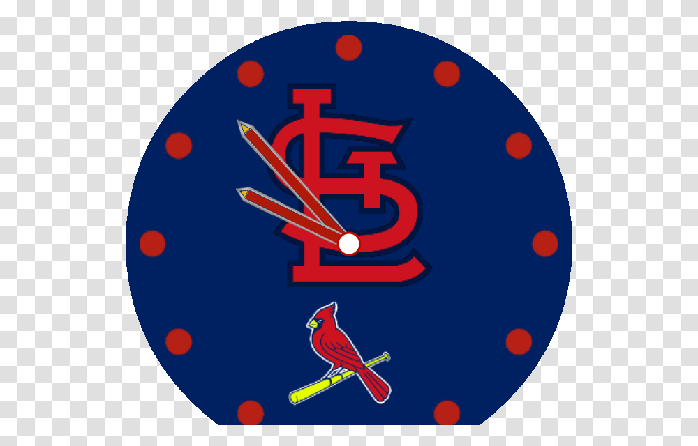 St Louis Cardinals, Bird, Animal, Clock, Analog Clock Transparent Png