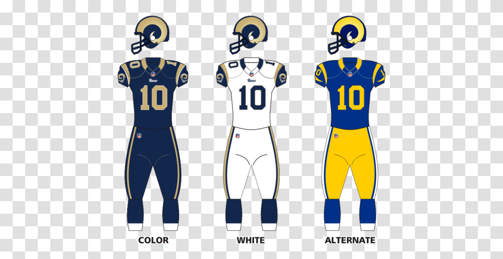 St Louis Rams Uniforms12 Original La Rams Uniforms, Shirt, Helmet, Jersey Transparent Png