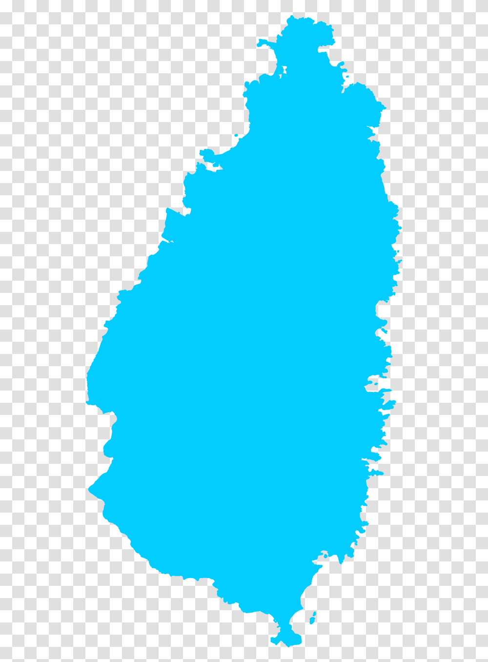 St Lucia Population Map, Outdoors, Nature, Water, Sea Transparent Png
