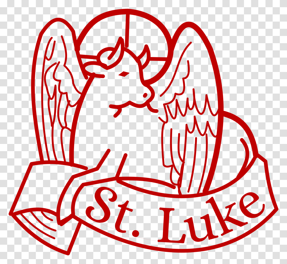 St Luke Clip Arts St Luke The Evangelist Symbol, Logo, Label, Light Transparent Png