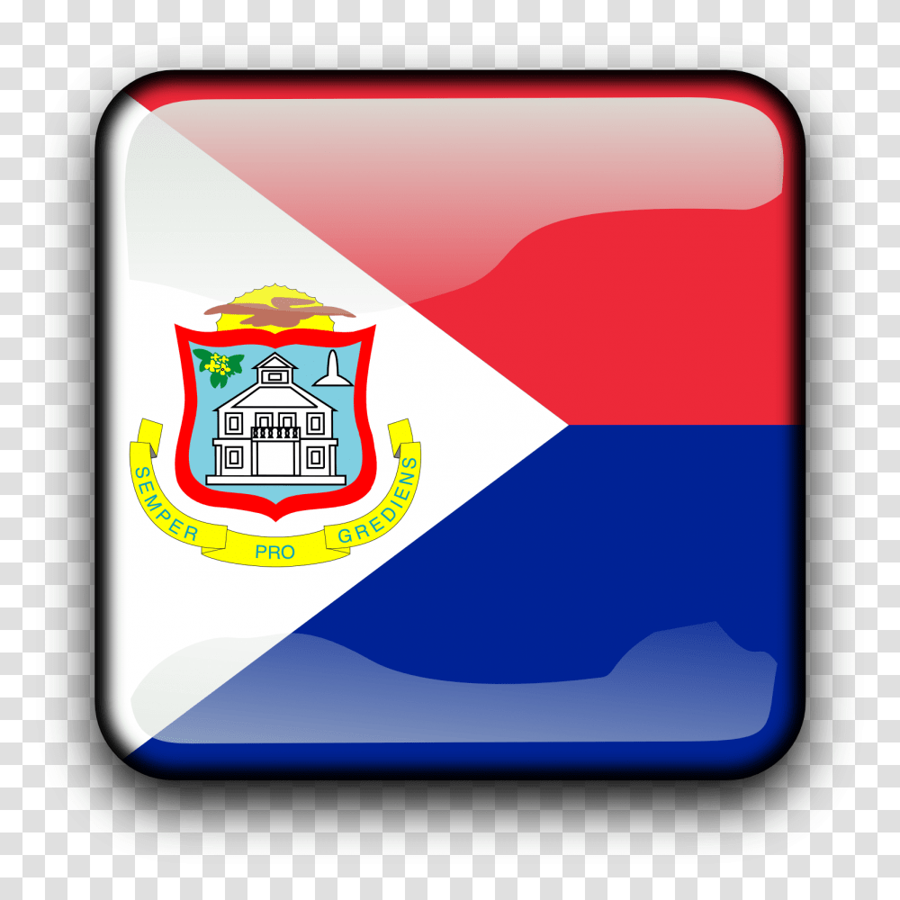 St Maarten Coat Of Arms, Label, Sticker, Logo Transparent Png