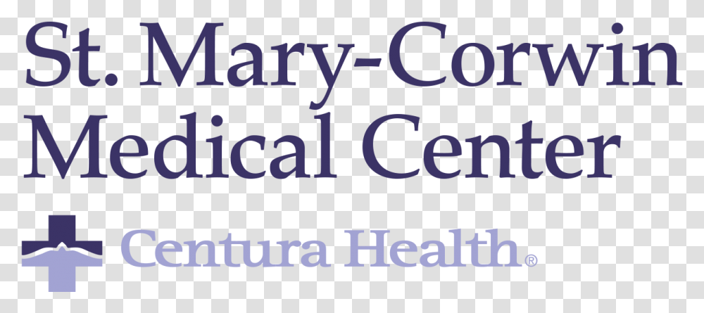 St Mary Corwin Logo Centura Health, Alphabet, Word, Number Transparent Png