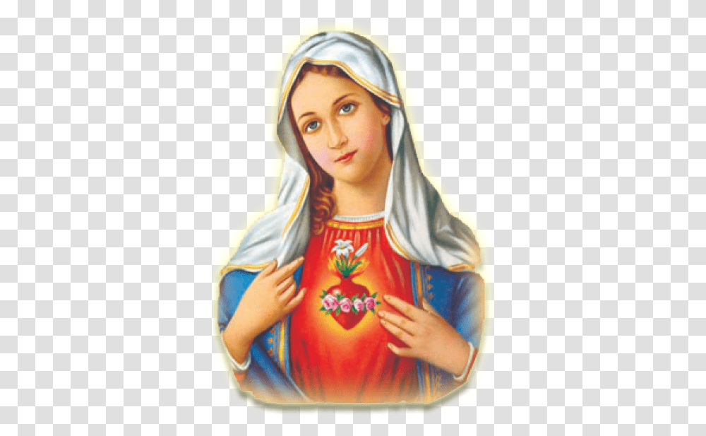 St Mary Mother Of Jesus Images 5 399 X Mary And Jesus Download, Clothing, Apparel, Art, Person Transparent Png