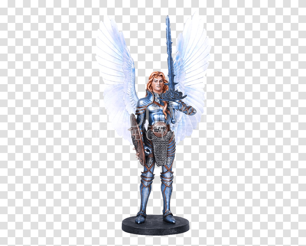 St Michael Warrior Angel Statue, Toy, Person, Human Transparent Png