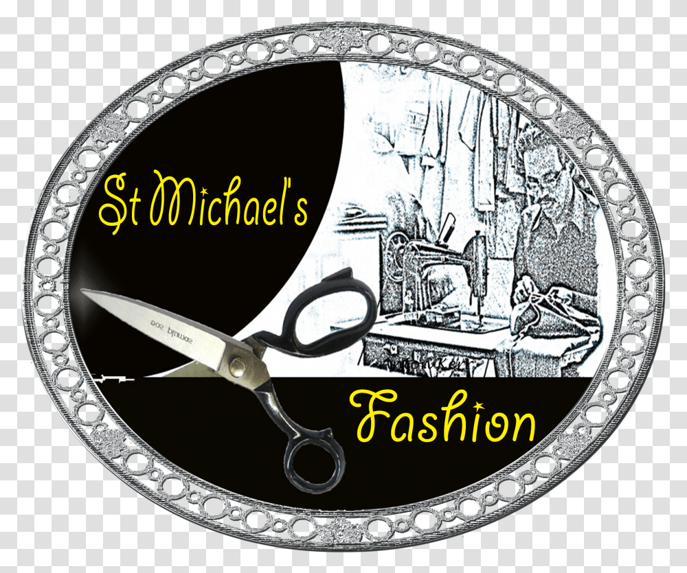 St Michaels Fashion Logo Pioneering Consultancy Company Ltd Circle, Blade, Weapon, Weaponry, Scissors Transparent Png