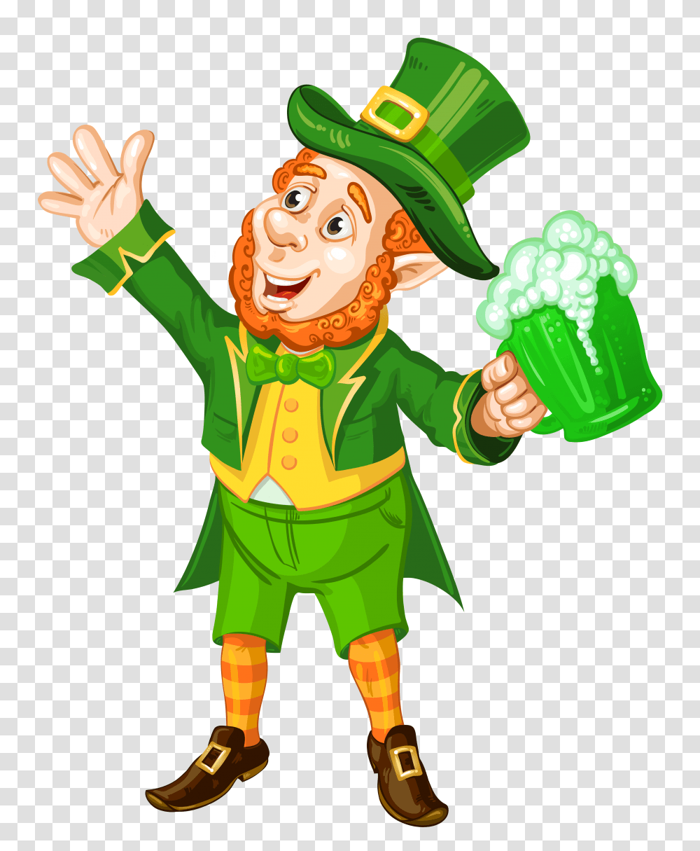 St Patrciks Day Leprechaun Clipart Explore Pictures, Elf, Toy, Person, Human Transparent Png