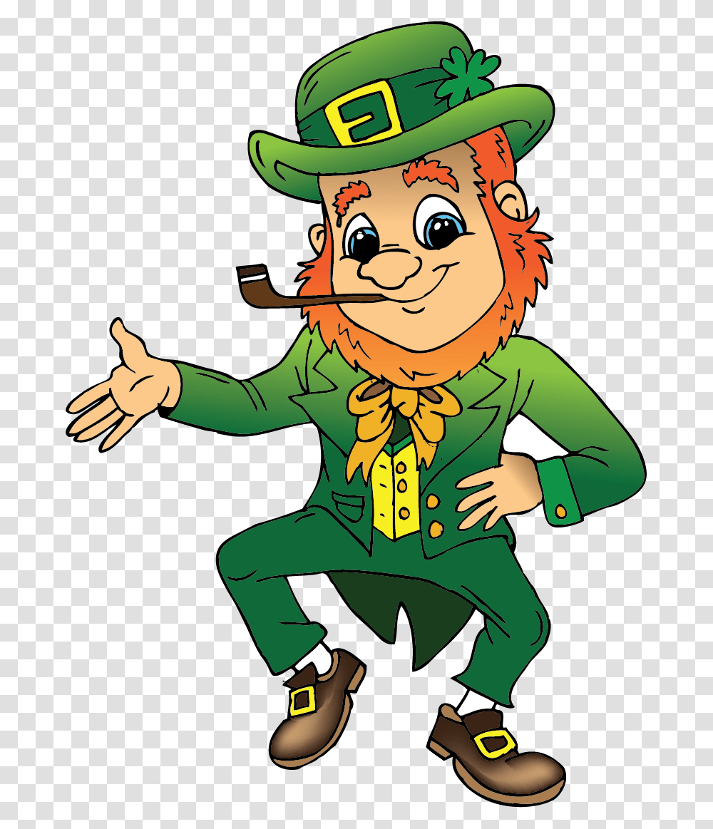 St Patrick's Day Leprechaun Clipart, Apparel, Hat, Person Transparent Png