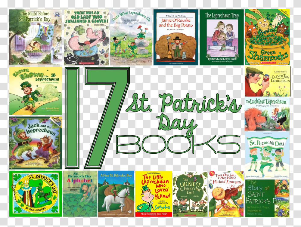 St Patrick's Day Read Alouds Kindergarten, Comics, Book, Person, Human Transparent Png