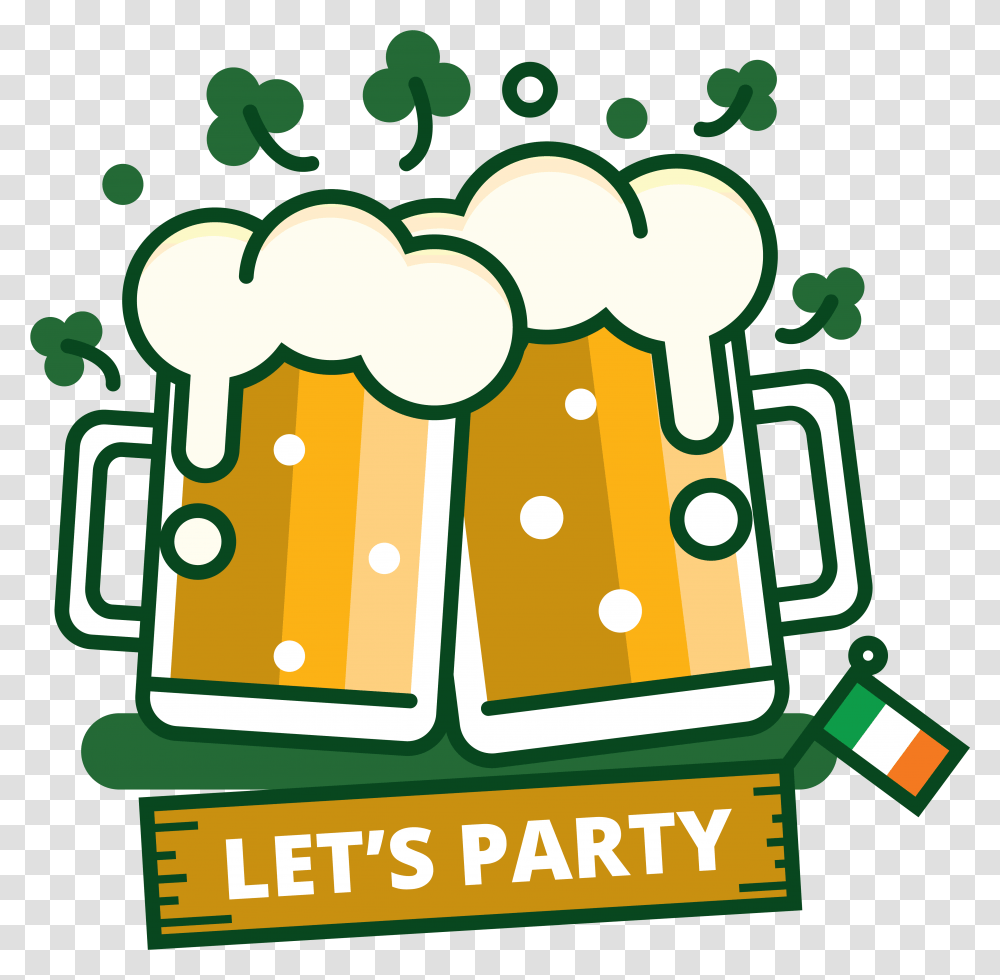St Patricks Day Beer Clipart, Cup Transparent Png