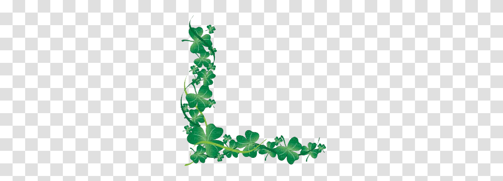 St Patricks Day Border Bord, Green, Plant, Leaf, Vine Transparent Png