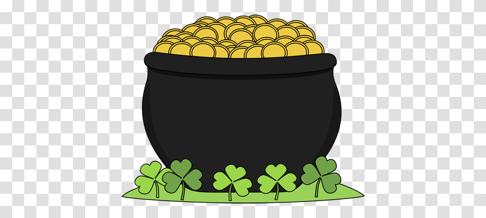 St Patricks Day Clip Art Pot Of Gold, Bowl, Plant, Fruit, Food Transparent Png