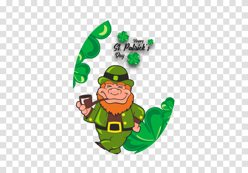 St Patricks Day, Four Leaf Clover, Holiday, Elf, Costume, Face Transparent Png