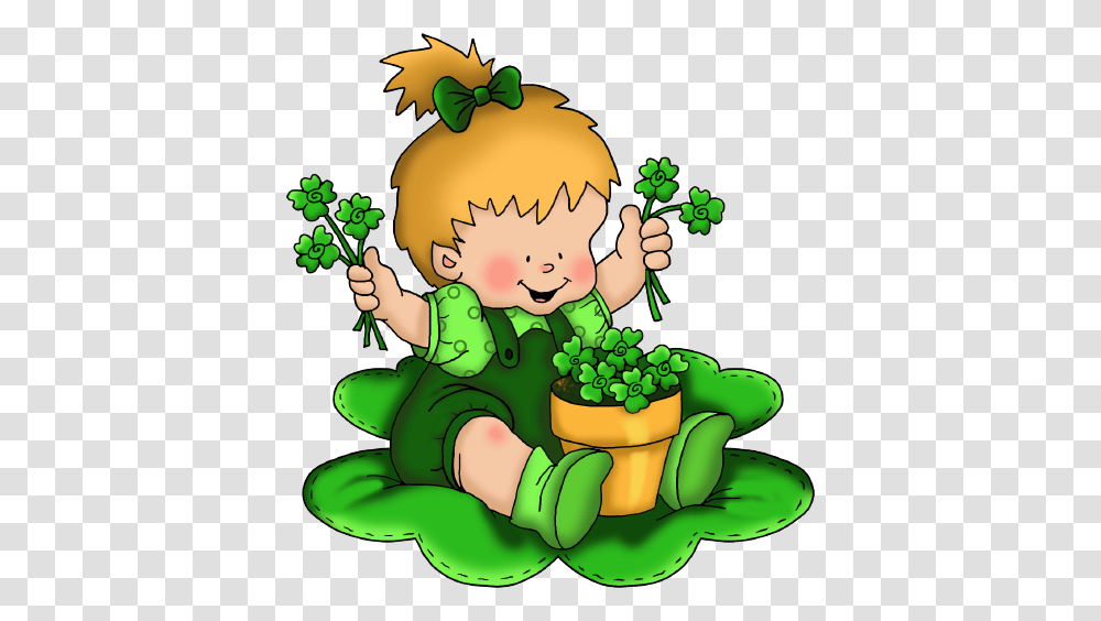 St Patricks Day Irish Clipart Album, Green, Vegetation, Plant Transparent Png
