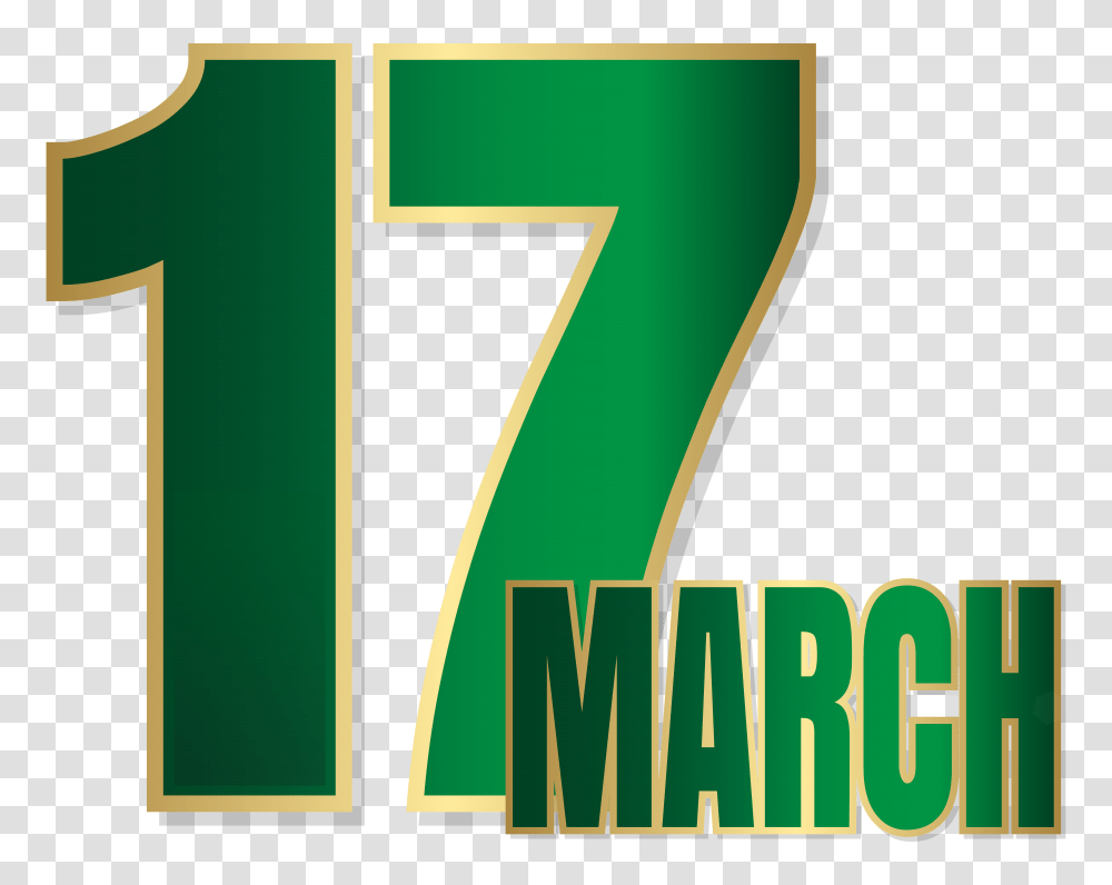 St Patricks Day March Clip, Number, Alphabet Transparent Png