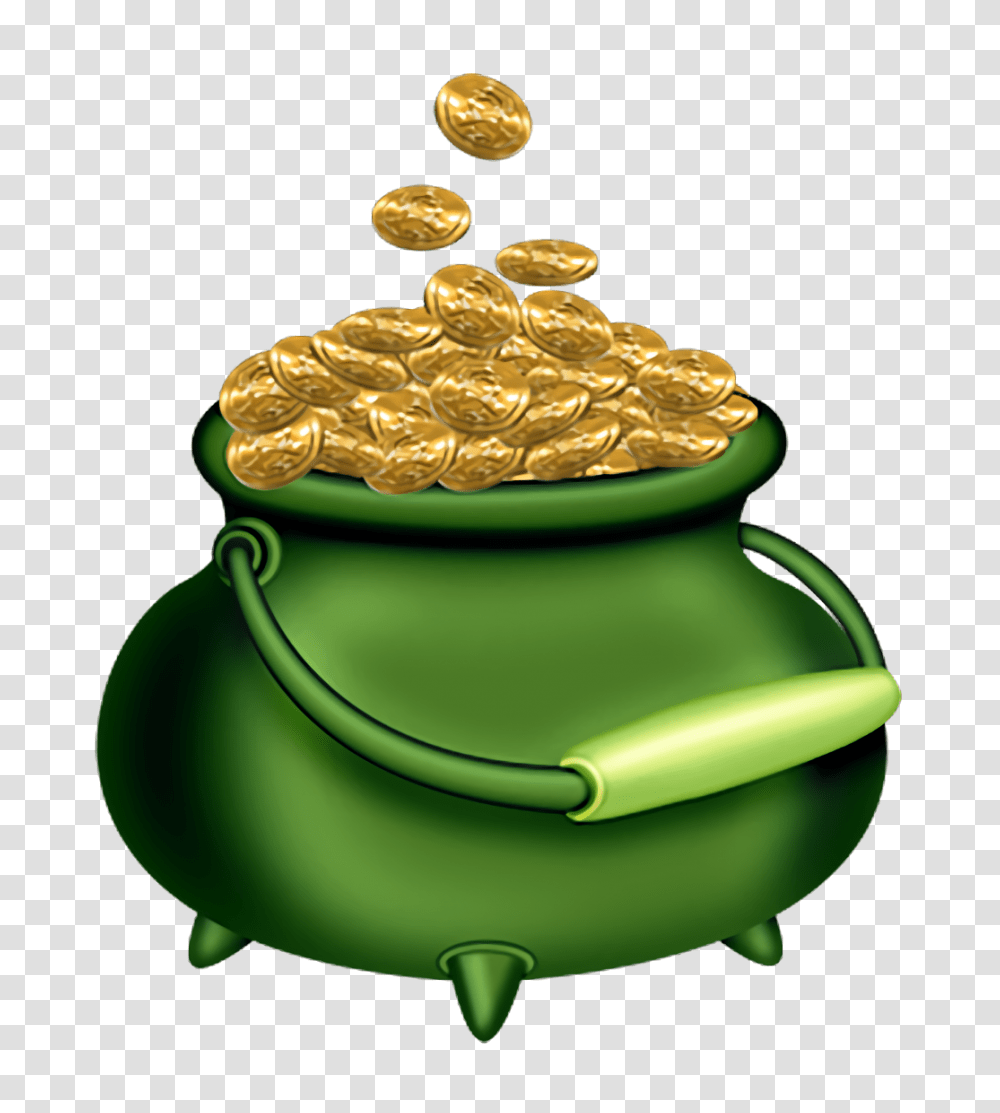 St Patrick's Day Pot Of Gold 1 Image Leprechaun Money Bag, Pottery, Jar, Ring, Jewelry Transparent Png