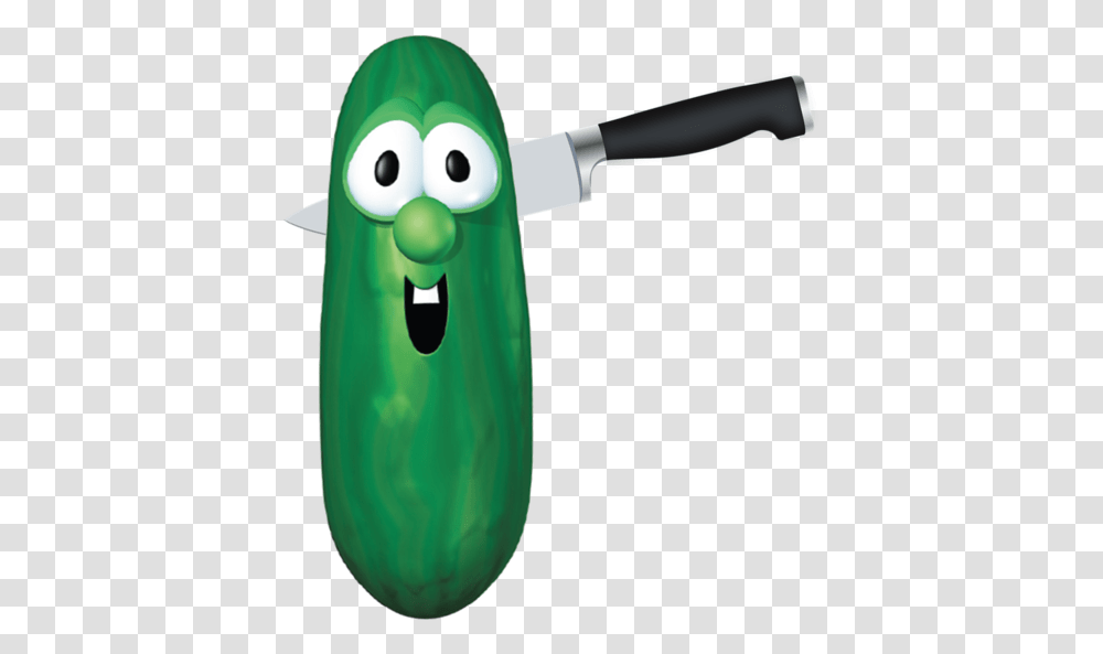 Stab Larry Larry The Cucumber, Plant, Food, Vegetable, Hammer Transparent Png