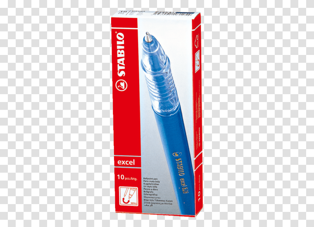 Stabilo Excel 828 M, Bottle, Brush, Tool, Toothbrush Transparent Png