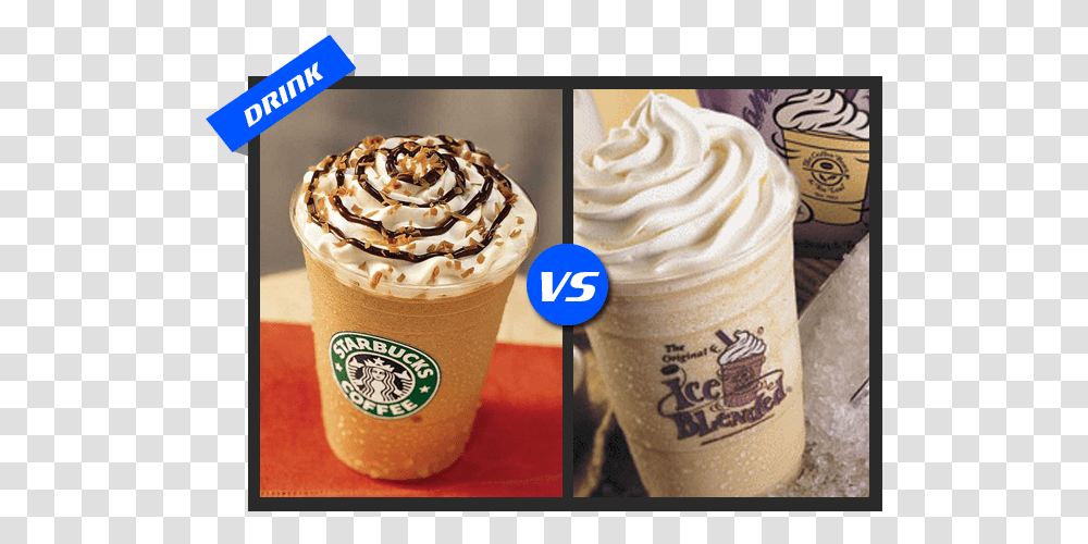 Stabucks Vs Cbtl, Cream, Dessert, Food, Creme Transparent Png