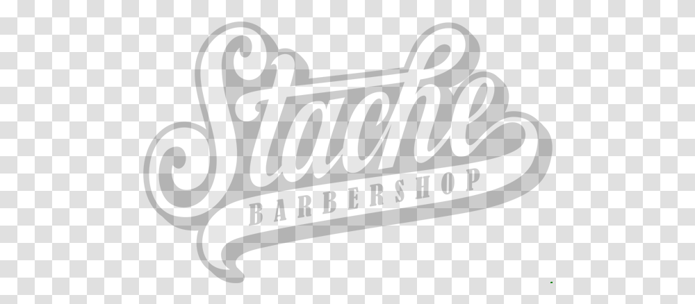 Stache Barbershop Horizontal, Label, Text, Alphabet, Word Transparent Png