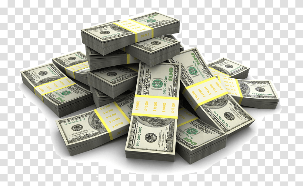 Stack Cash For Stacks Of Money, Dollar, Box Transparent Png